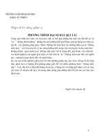 PHUONG TRINH KHONG MAU MUC