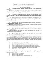 câu hỏi ôn thi luật tố tụng hình sự