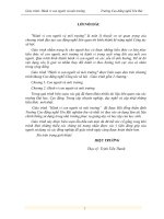 Giáo trình hành vi con người và môi trường