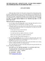 VẤN ĐỀ TỰ CHỦ - TỰ CHỊU TRÁCH NHIỆM Ở CÁC TRƢỜNG ĐẠI HỌC VÀ CAO ĐẲNG VIỆT NAM