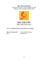 Ứng dụng kmean trong phân loại sản phẩm