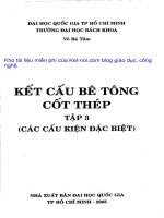 GIÁO TRÌNH kết cấu bê TÔNG cốt THÉP PHẦN các cấu KIỆN đặc BIỆT PDF 1