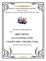 CƠ sở hạ TẦNG và KIẾN TRÚC THƯỢNG TẦNG