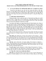 phát triển chính phủ điện tử ở việt nam nhằm nâng cao tính minh bạch của các dịch vụ công điện tử ở việt nam