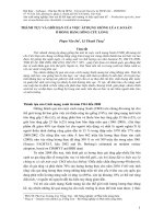 thành tựu và giới hạn của việc áp dụng giống lúa cao sản ở đồng bằng sông cửu long