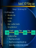 Bài giảng AutoCAD nâng cao   chương 4  tùy biến trong AutoCAD