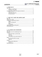 CƠ BẢN VỀ HỆ THỐNG ĐIỀU HÒA TRÊN Ô TÔ.