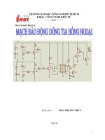 Mạch báo động dùng tia hồng ngoại