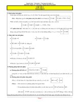 CHUYÊN đề TÍCH PHÂN LUYỆN THI THPT QUỐC GIA