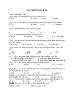 trac nghiem hk I lop 4