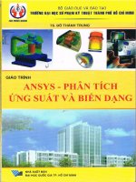 Giáo trình ansys   phân tích ứng suất và biến dạng  phần 1