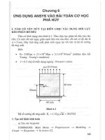 Giáo trình ứng dụng ansys vào bài toán kỹ thuật  phần 2