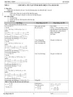 Giáo án tự chọn toán 12