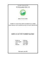 Nghiên cứu m ột số đăc điểm tái sinh rừng tự nhiên trạng thái iia tại xã nậm búng huyện văn chấn tỉnh yên bái