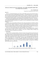 ĐỀ XUẤT ÁP DỤNG SẢN XUẤT TINH GỌN –LEAN–ĐỐI VỚI TRƯỜNG HỢP CÔNG TY CỔ PHẦN MAY SÀI GÒN 2