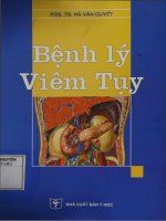 Ebook bệnh lý viêm tụy  phần 1