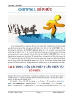 Bài tập số phức hay và khó