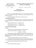 Hướng dẫn phân loại lao động năm 2015