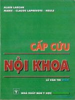 Ebook cấp cứu nội khoa  phần 1