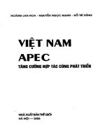 Ebook việt nam   APEC tăng cường hợp tác cùng phát triển  phần 1