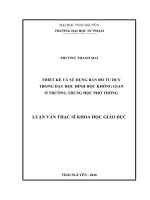 Thiết kế và sử dụng bản đồ tư duy trong dạy học hình học không gian ở trường trung học phổ thông (FULL TEXT)