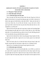 Thực trạng công tác quản lý ngân sách Nhà nước UBND huyện Sơn Tịnh, Tỉnh Quảng Ngãi