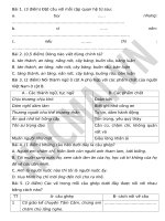 Tài liệu ôn tập hè cho các bạn lớp 5  môn Tiếng Việt cực HOT