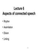 Aspects of connected speech 