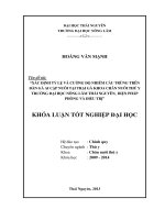 Xác Định Tỷ Lệ Và Cường Độ Nhiễm Cầu Trùng Trên Đàn Gà Ai Cập Nuôi Tại Trại Gà Khoa Chăn Nuôi Thú Y Trường Đại Học Nông Lâm Thái Nguyên, Biện Pháp Phòng Và Điều Trị