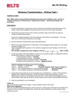 Writing task 1   sentence transformations (2)