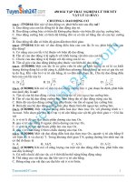 450 bài tập trắc nghiệm lý thuyết vật lý 12 hay