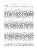 Phân tích chiến lược phân phối cà phê trung nguyên