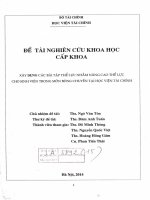 xây dựng các bài tập thể lực nhằm nâng cao thể lực cho sinh viên trong môn bóng chuyền tại học viện tài chính 