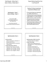 Nguyên lý tạo ảnh của hệ thống chụp X quang kỹ thuật số