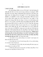 Những yếu tố ảnh hưởng đến tỉ lệ suy dinh dưỡng trẻ em dưới 5 tuổi ở huyện cư kuin tỉnh đăk lăk năm 2012 và hiệu quả sau 1 năm can thiệp cộng đồng trên đồng bào dân tộc ê đê (TT)