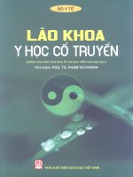 Ebook lão khoa y học cổ truyền (dùng cho đào tạo bác sĩ và học viên sau đại học)  phần 1