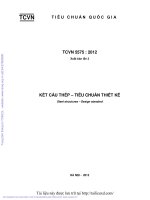 TCVN 5575 2012 kết cấu thép tiêu chuẩn thiết kế