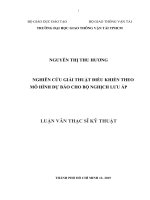 Nghiên cứu giải thuật điều khiển theo mô hình dự báo cho bộ nghịch lưu áp