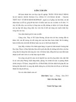 PHÂN TÍCH HOẠT ĐỘNG XUẤT KHẨU DƯỢC PHẨM CỦA CÔNG TY CỔ PHẦN DƯỢC – TRANG THIẾT BỊ Y TẾ BÌNH ĐỊNH BIDIPHAR