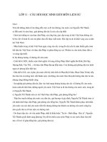 Câu hỏi ôn thi học sinh giỏi môn lịch sử lớp 11