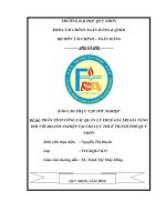 PHÂN TÍCH CÔNG TÁC QUẢN LÝ THUẾ GIÁ TRỊ GIA TĂNG ĐỐI VỚI DOANH NGHIỆP TẠI CHI CỤC THUẾ THÀNH PHỐ QUY NHƠN