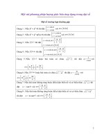 Phương pháp lượng giác hóa trong giải phương trình, hệ phương trình, bất phương trình khó Đại học