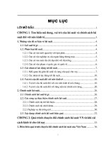 HOÀN THIỆN CHÍNH SÁCH lãi SUẤT TIẾN tới hội NHẬP KINH tế 