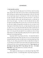 Thực trạng cho vay tiêu dùng tại Ngân hàng TMCP Công Thương Việt Nam – Chi nhánhBình Định