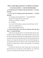 báo cáo thực tập tại Phòng giao dịch Ngân hàng Đông Á – Chi nhánh Bình Định