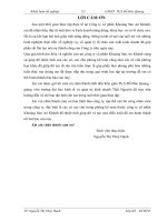 Báo cáo khoá luận tôt nghiệp chuyên đề kế toán nguyên vật liệu