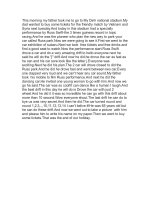 Bài viết tiếng anh về biểu diễn ô tô