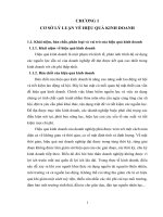 MỘT SỐ GIẢI PHÁP NHẰM NÂNG CAO HIỆU QUẢ KINH DOANH TẠI CÔNG TY CỔ PHẦN DẦU THỰC VẬT BÌNH ĐỊNH