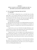 HIỆU QUẢ CHO VAY HỘ NGHÈO TẠI NGÂN HÀNG CHÍNH SÁCH XÃ HỘI tại bình định