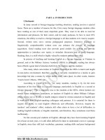 DOWNLOAD LUẬN VĂN A STUDY ON SOME POSSIBLE EFFECTIVE PRE-READING ACTIVITIES TO IMPROVE READING SKILLS FOR THE 2ND -YEAR ENGLISH MAJORS AT THE MILITARY SCIENCE ACADEMY